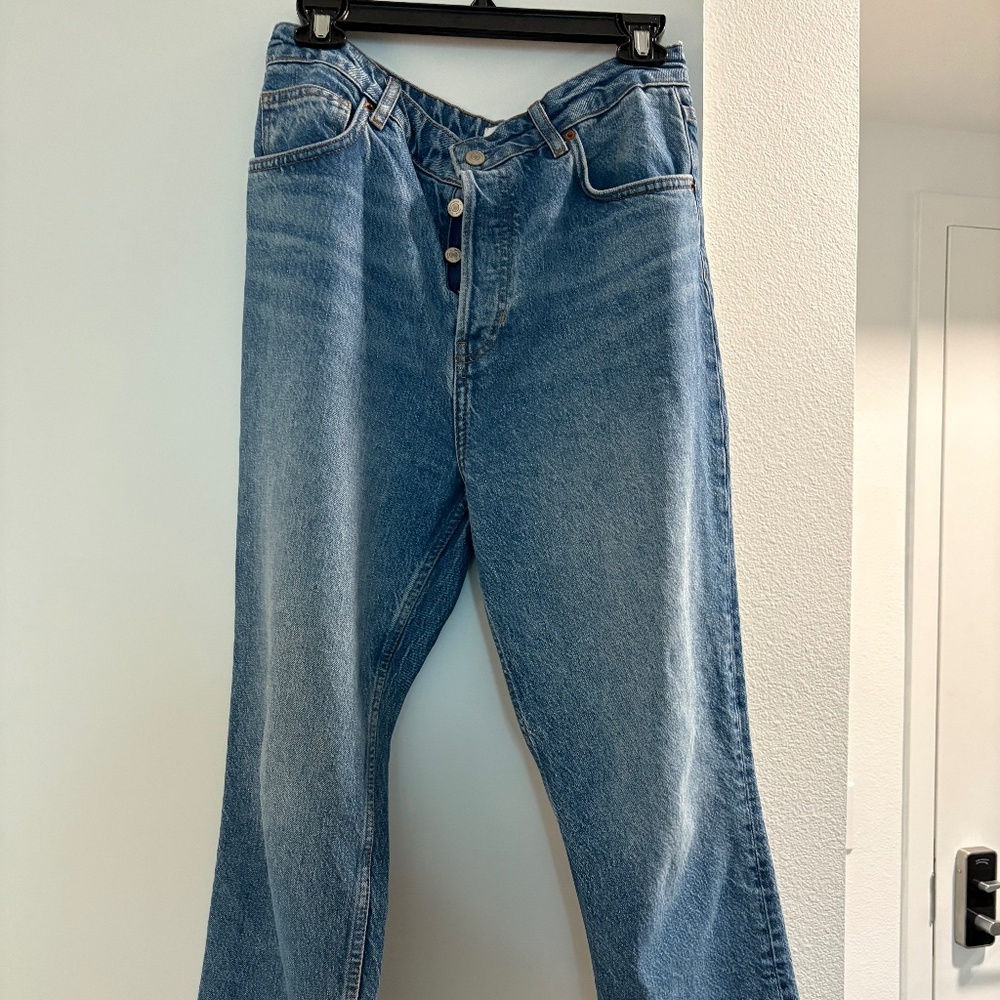 Reformation straight leg jeans